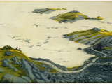ÜBER DEN WOLKEN - unterwegs auf dem tibetischen Hochplateau - Druckgrafik - 35 x 25 cm